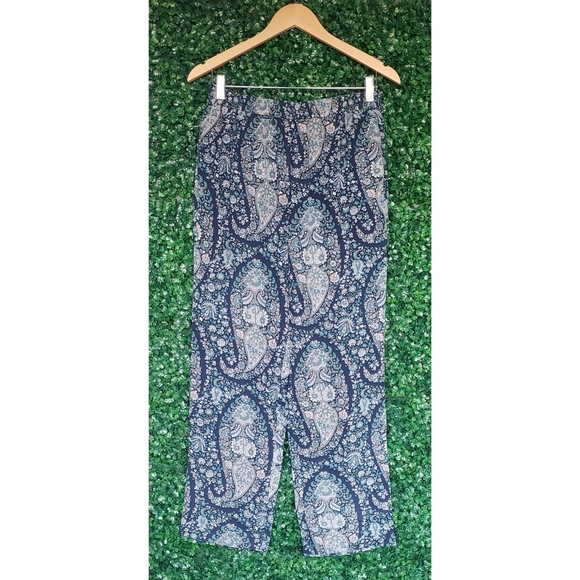 11. J. Crew Pull-on silk pant in oversized paisley - Picture 4 of 5